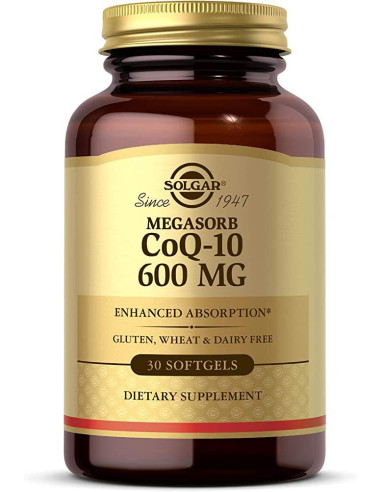 SOLGAR Megasorb CoQ-10 600 mg - Koenzym Q10 600 mg (30 kaps.)