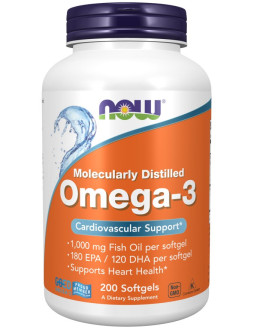 Omega 3 - DHA 120 mg + EPA 180 mg (200 kaps.)