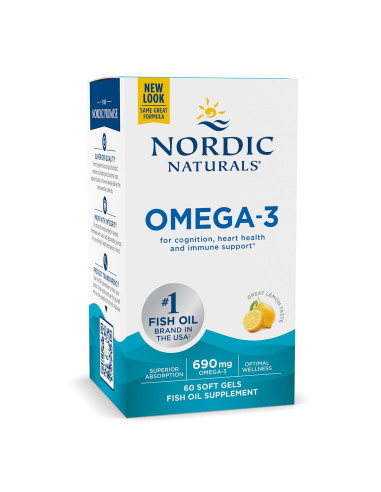 Omega 3 o smaku cytrynowym (60 kaps.)