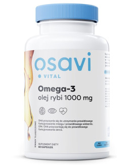 OSAVI Omega-3 olej rybi 1000 mg (60 kaps.)