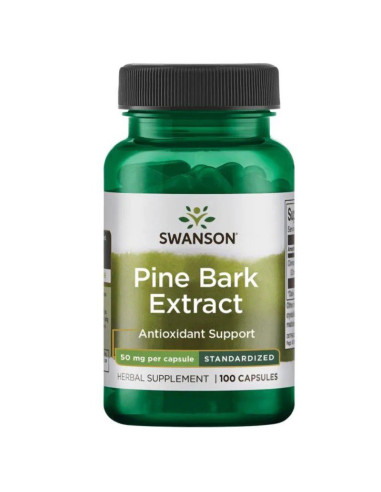 Swanson Pine Bark Extract 50 Mg - Ekstrakt Z Kory Sosny (100 Kaps.)