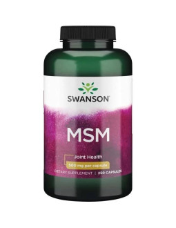 Siarka MSM - Metylosulfonylometan 500 mg (250 kaps.)
