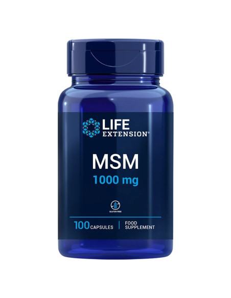 Life Extension Siarka Msm - Metylosulfonylometan Eu  (100 Kaps.)