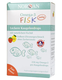 Norsan Omega-3 Fisk Jelly (45 Żelek)