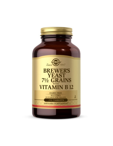 Brewer's Yeast 7 1/2 Grains with Vitamin B12 (250 tabl.)