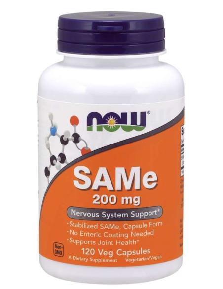 SAMe - S-Adenozylo L-Metionina 200 mg (120 kaps.)