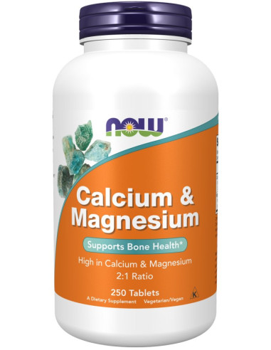 Calcium & Magnesium - Wapń 500 mg i Magnez 250 mg (250 tabl.)