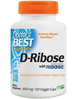 D-Ribose - D-Ryboza 850 mg (120 kaps.)