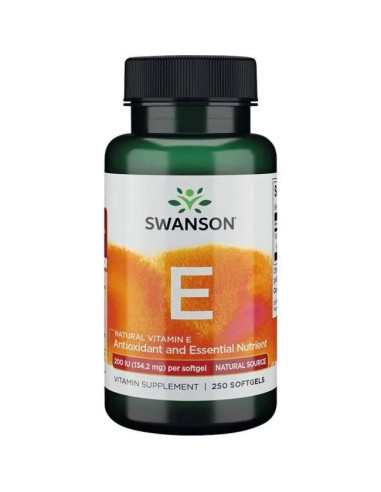 Witamina E Naturalna 200IU (250 kaps.)