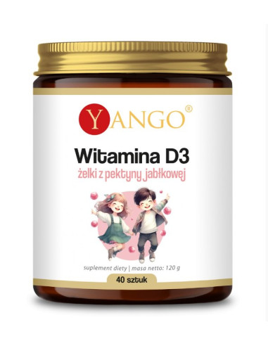 Yango Witamina D3 Żelki Z Pektyny Jabłkowej (40 Żelek)