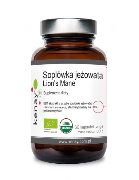 Soplówka Jeżowata - Lion's Mane (60 kaps.)