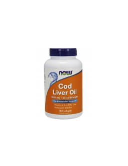 Cod Liver Oil Extra Strength - Tran 1000 mg (180 kaps.)