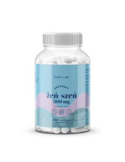 PURE LAB Ekstrakt z żeń-szenia 300 mg (240 kaps.)