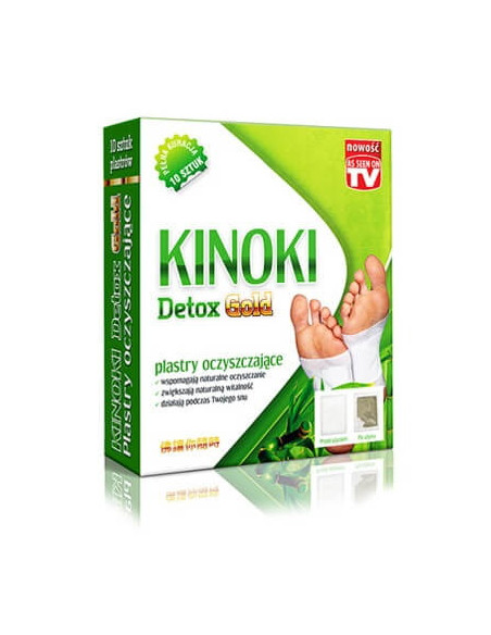 Plastry Oczyszczające KINOKI Detox Gold (10 szt.)