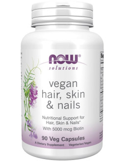 Vegan Hair, Skin & Nails - Włosy, Skóra i Paznokcie (90 kaps.)