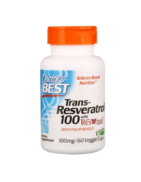 Trans-Resveratrol 100 mg + Polifenole 80 mg (60 kaps.)