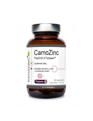 CarnoZinc - Karnozyna Cynk i Lactobacillus (60 kaps.)