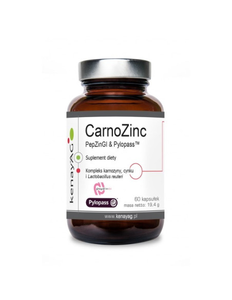 CarnoZinc - Karnozyna Cynk i Lactobacillus (60 kaps.)