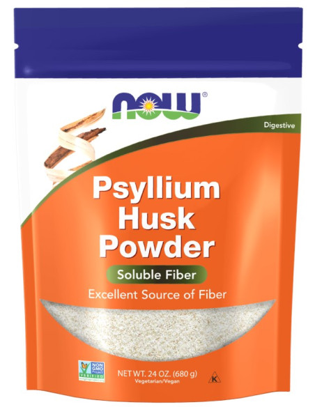 NOW FOODS Psyllium Husk Powder - Babka Płesznik (680 g)