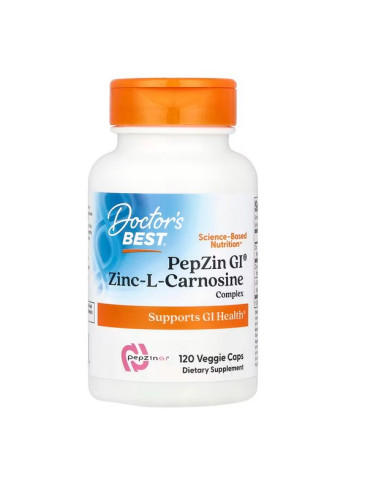 PepZin Gl - Cynk + L-Karnozyna (120 kaps.)