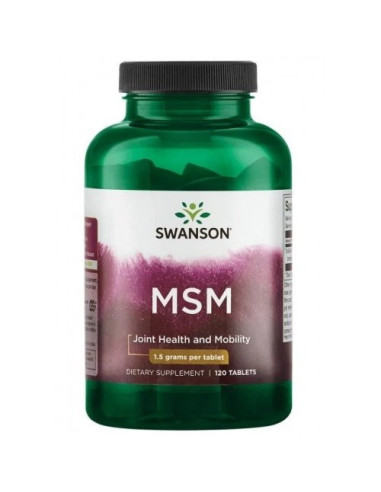 Siarka MSM - Metylosulfonylometan TruFlex 1500 mg (120 tabl.)