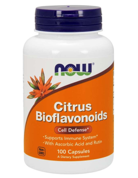 Bioflawonoidy Cytrusowe + Witamina C + Rutyna (100 kaps.)