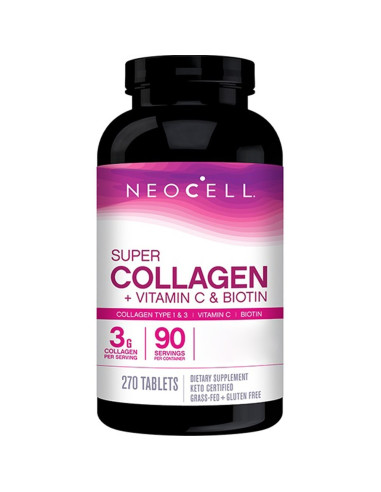 Super Collagen + Vitamin C & Biotin (270 tabl.)