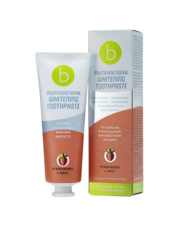 Beconfident Wielofunkcyjna Wybielająca Pasta Do Zębów O Smaku Truskawki I Mięty (75 Ml)
