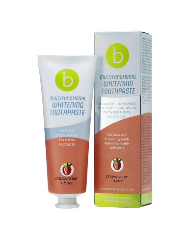 Beconfident Wielofunkcyjna Wybielająca Pasta Do Zębów O Smaku Truskawki I Mięty (75 Ml)