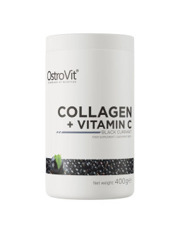 Ostrovit Kolagen + Witamina C - Smak Czarna Porzeczka (400 G)