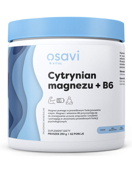 OSAVI Cytrynian magnezu + B6 (250 g)