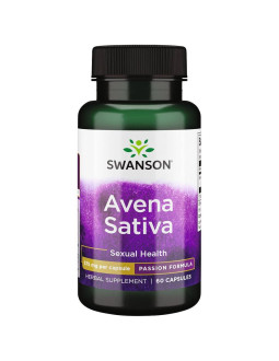 Swanson Avena Sativa 575 Mg - Owies Zwyczajny (60 Kaps.)