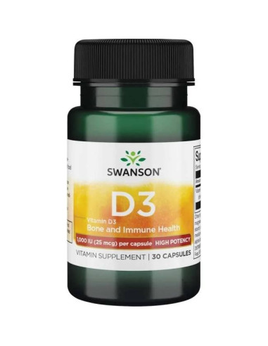 Witamina D3 1000 IU (30 kaps.)