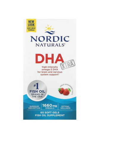 DHA Xtra Omega-3 Oil (60 kaps.)