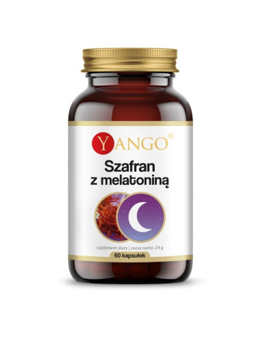 Szafran z melatoniną (60 kaps.)