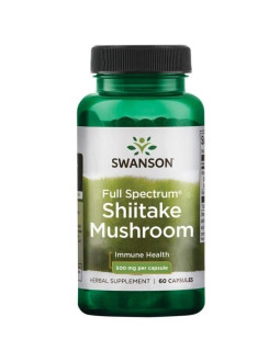Full Spectrum Shiitake Mushroom 500 mg (60 kaps.)
