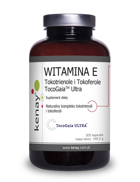 Witamina E Tokotrienole i Tokoferole TocoGaia™ Ultra (300 kaps.)