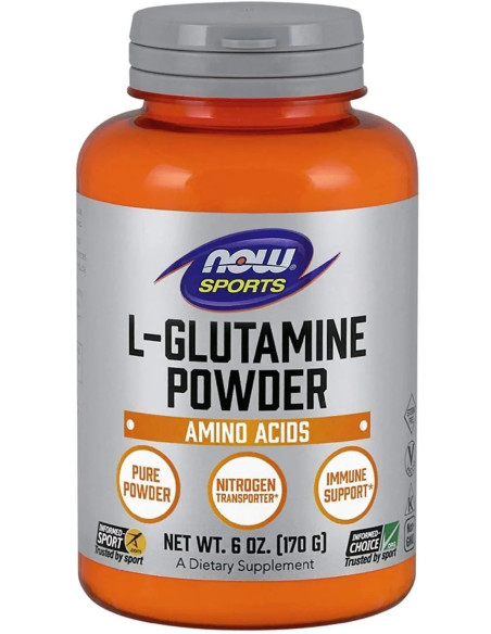 Now Foods L-Glutamine Powder -  L-Glutamina 500 Mg (170 G)