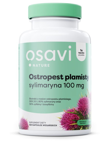 OSAVI Ostropest plamisty, sylimaryna 100 mg (120 kaps.)