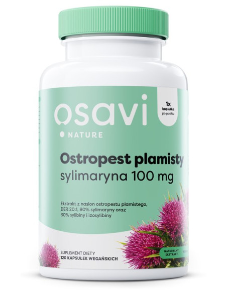 OSAVI Ostropest plamisty, sylimaryna 100 mg (120 kaps.)