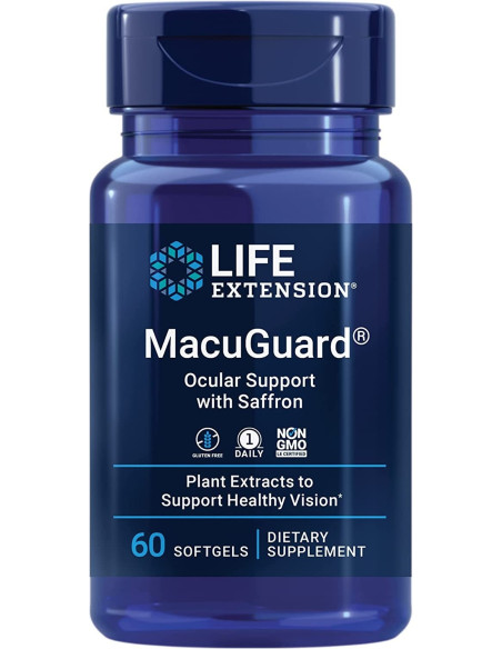 MacuGuard Ocular Support with Saffron (60 kaps.)