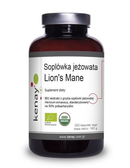 Soplówka Jeżowata - Lion's Mane (300 kaps.)