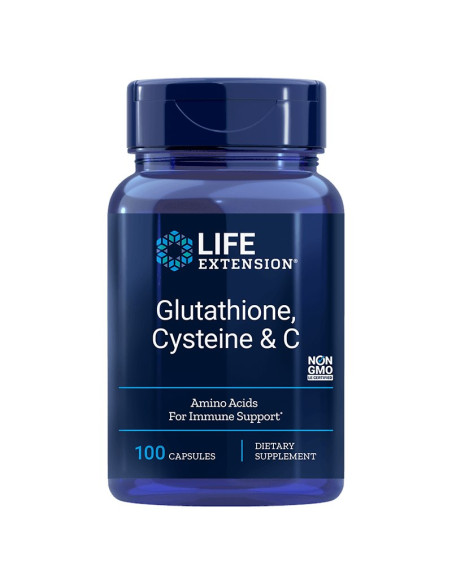 L-Glutation + L-Cysteina + Witamina C (100 kaps.)