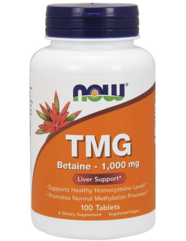 TMG Trimetyloglicyna - Betaina Bezwodna 1000 mg (100 tabl.)