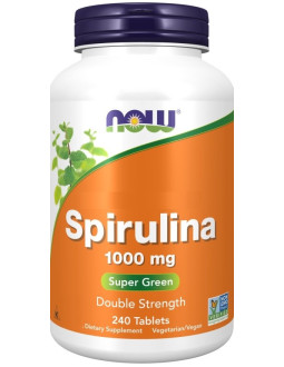 NOW FOODS Spirulina 1000 mg (240 tabl.)