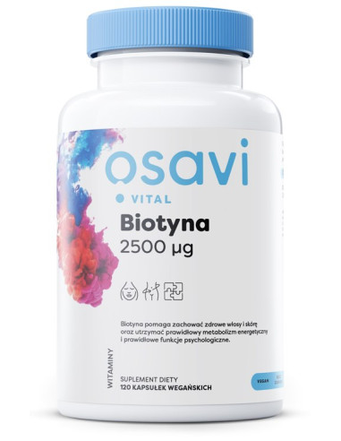 OSAVI Biotyna 2500 mcg (120 kaps.)