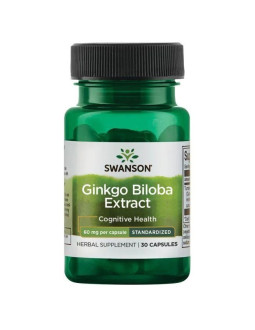 Ginkgo Biloba Extract 60 mg (30 kaps.)