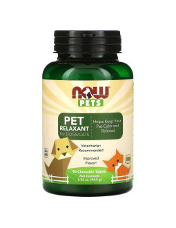 Now Pets Pet Relaxant For Dogs/Cats (90 Tabl.)