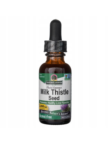NATURE'S ANSWER Milk Thistle Seed - Ostropest plamisty ekstrakt (30 ml)