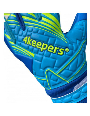 Rękawice bramkarskie 4keepers soft azur nc jr